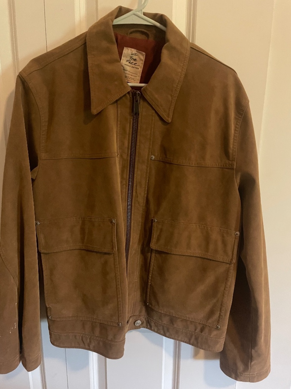 Free people vegan leather jacket (Large)